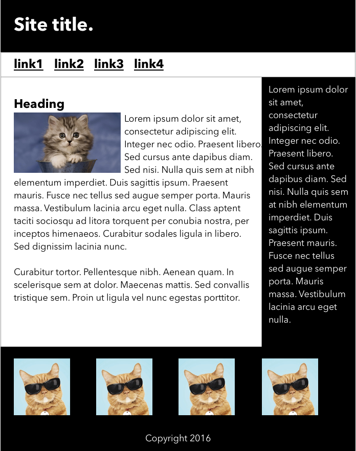 multi column layout